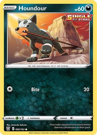 Houndour 95/163 - Reverse Holofoil