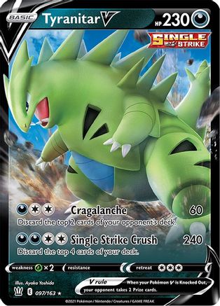 Tyranitar V 97/163 - Holofoil