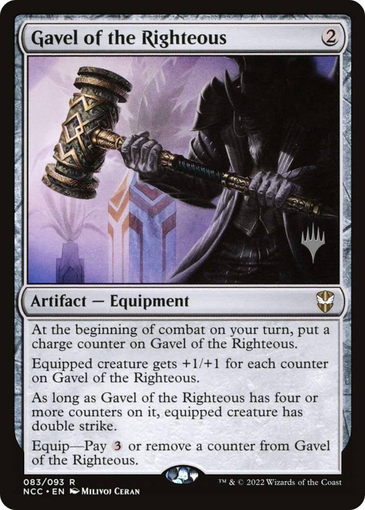 Gavel of the Righteous (PPSNC-83P) -  Foil