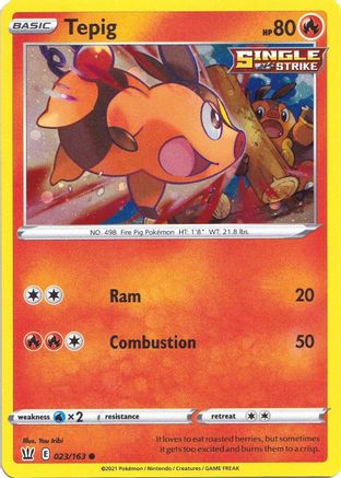 Tepig - 023/163 (Cosmos Holo) 23 - Holofoil