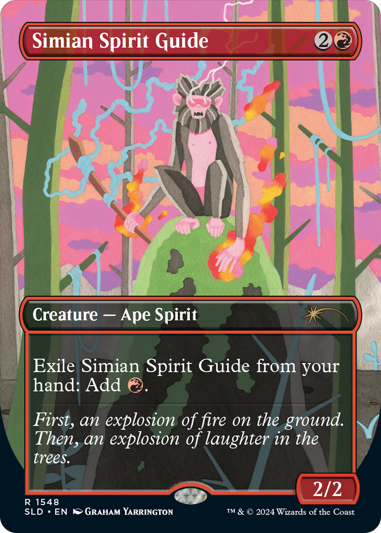 Simian Spirit Guide (SLD-1548) -  (Borderless)