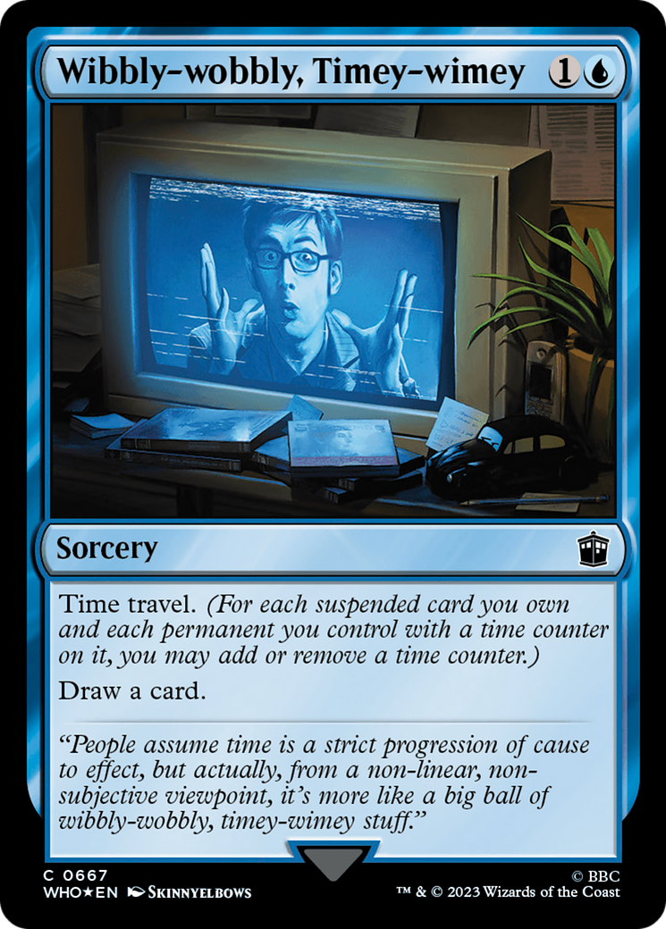 Wibbly-wobbly, Timey-wimey (WHO-667) -  Foil