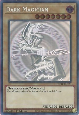 Dark Magician (Ghost Rare) (GFTP-EN128) - Ghosts From the Past 1st Edition