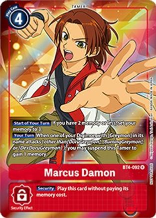 Marcus Damon (Box Topper) (BT4-092) - Great Legend Foil