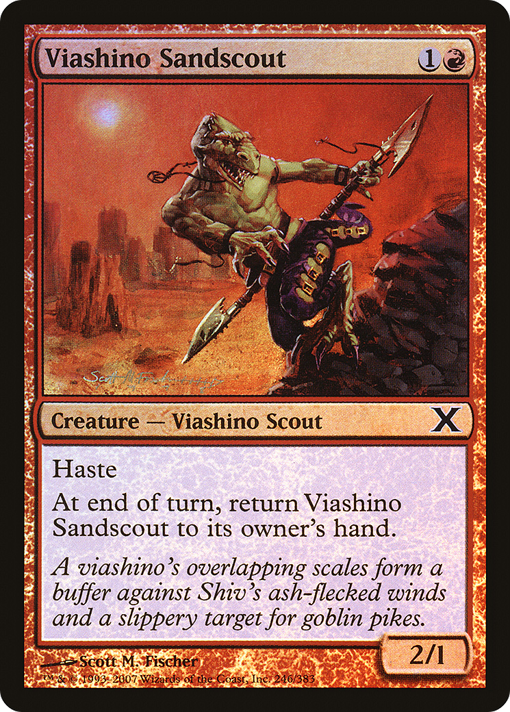 Viashino Sandscout (10E-246★) -  Foil