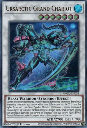 Ursarctic Grand Chariot (ANGU-EN035) - Ancient Guardians 1st Edition