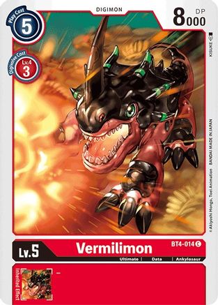 Vermilimon (BT4-014) - Great Legend