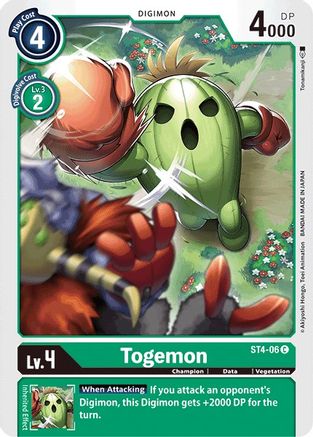 Togemon (ST4-06) - Starter Deck 04: Giga Green