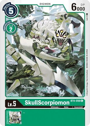 SkullScorpiomon (BT4-056) - Great Legend