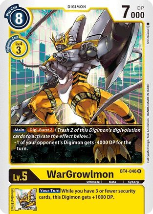 WarGrowlmon (BT4-046) - Great Legend