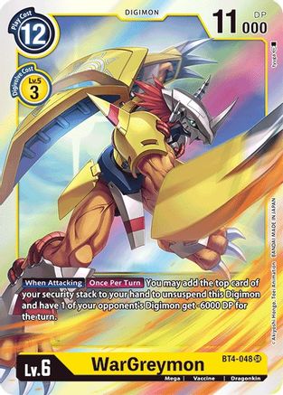 WarGreymon (BT4-048) - Great Legend Foil