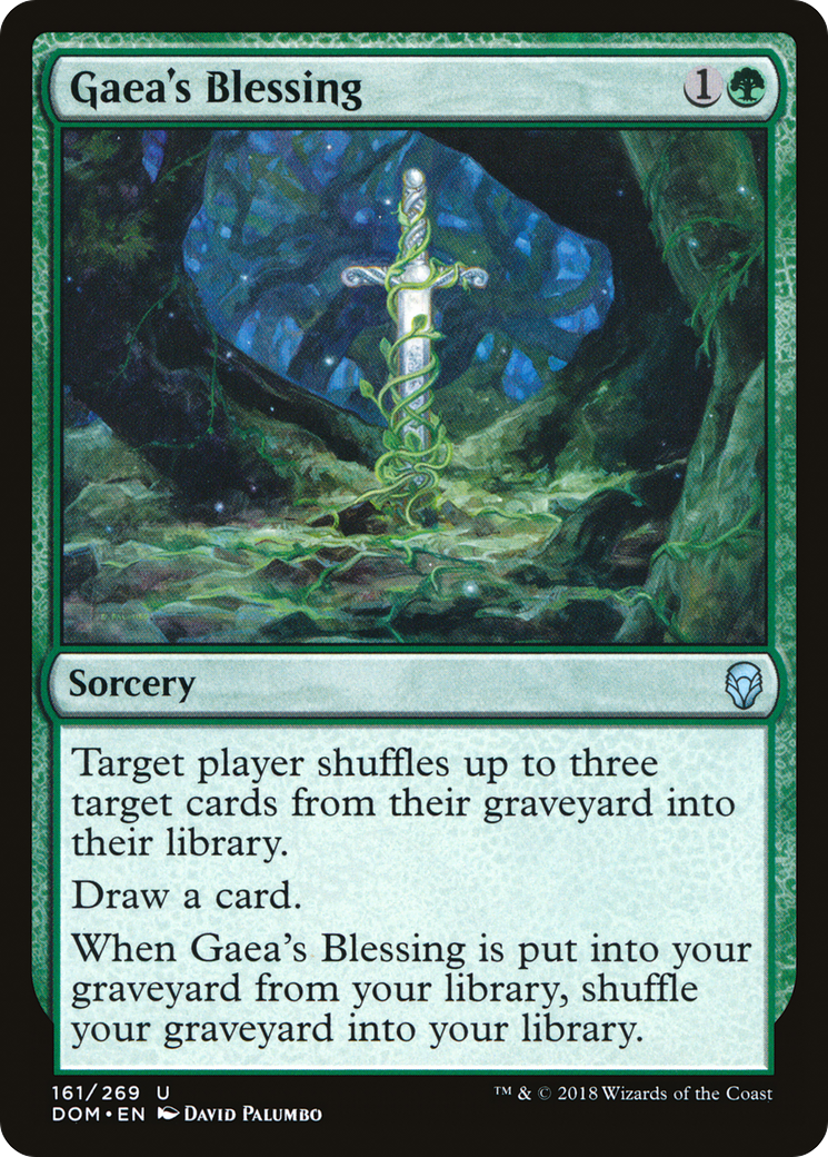 Gaea's Blessing (DOM-161) -  Foil