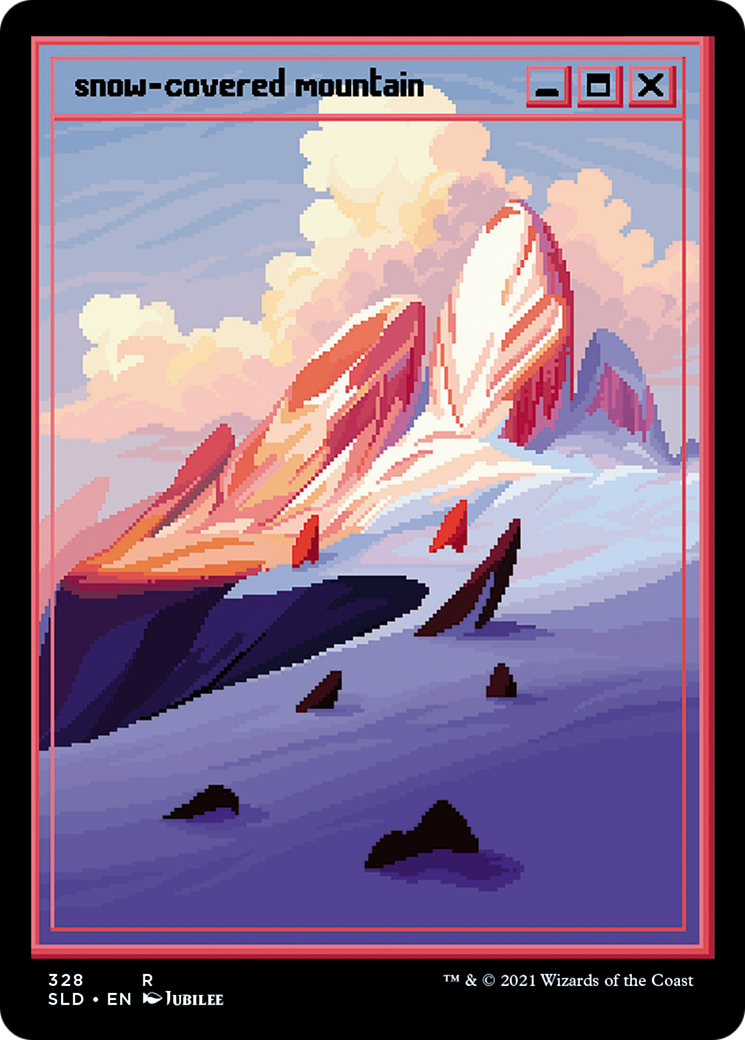 Snow-Covered Mountain (SLD-328) -  Foil