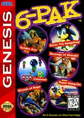 6 Pak - Sega Genesis - (Loose)