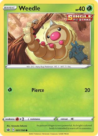 Weedle 1/198 -