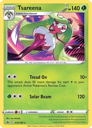 Tsareena 15/198 - Reverse Holofoil