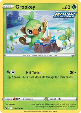 Grookey 16/198 - Reverse Holofoil