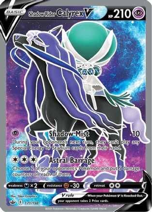 Shadow Rider Calyrex V (Full Art) 171/198 - Holofoil