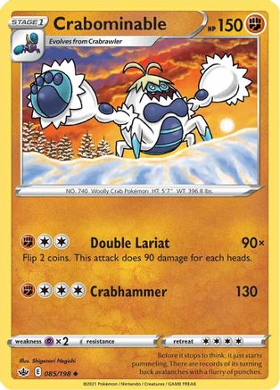 Crabominable 85/198 - Reverse Holofoil