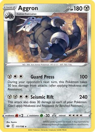 Aggron 111/198 - Reverse Holofoil