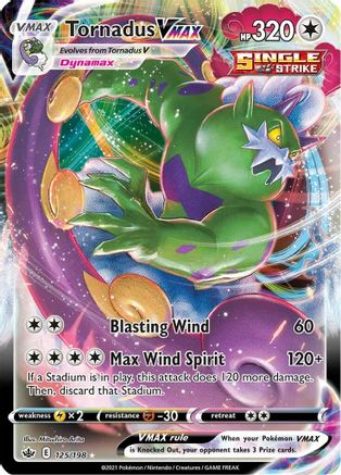 Tornadus VMAX 125/198 - Holofoil