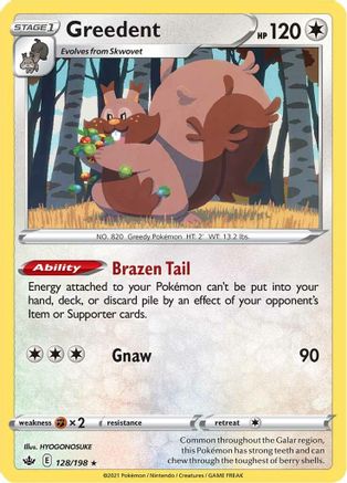 Greedent 128/198 - Reverse Holofoil