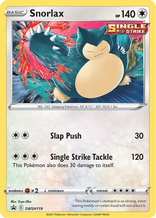 Snorlax - SWSH119 SWSH119/307 - Holofoil