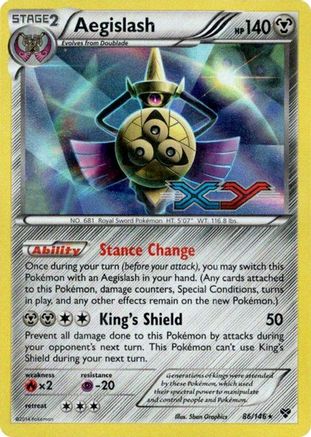 Aegislash - 86/146 (Prerelease) 86 - Holofoil