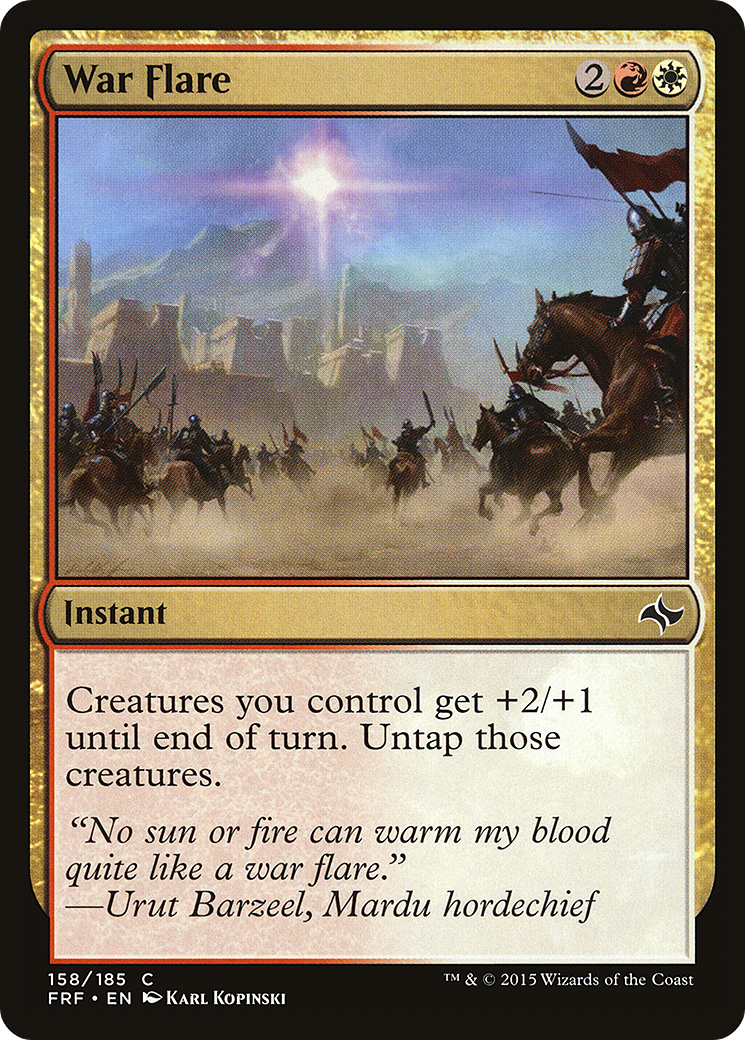 War Flare (FRF-158) -  Foil