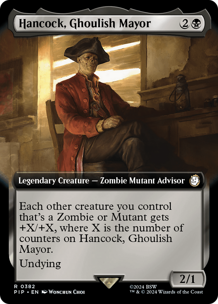 Hancock, Ghoulish Mayor (PIP-382) - : (Extended Art) Foil