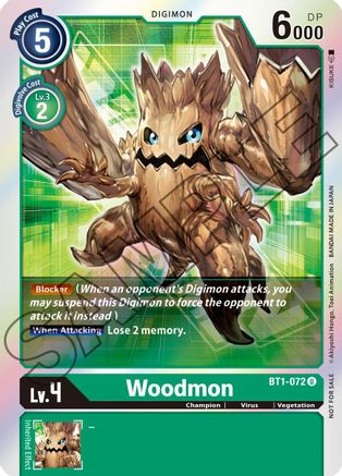 Woodmon - BT1-072 (Event Pack 1) (BT1-072) - Release Special Booster 1.0 Foil