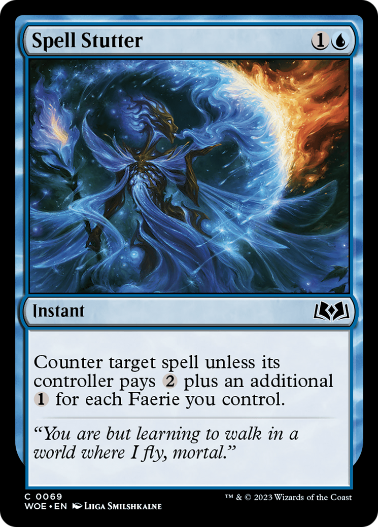 Spell Stutter (WOE-069) -  Foil