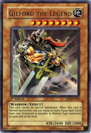 Gilford the Legend (SD5-EN001) - Structure Deck: Warrior's Triumph 1st Edition