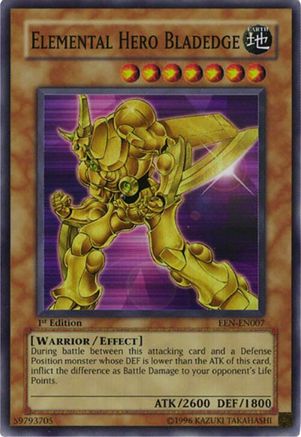 Elemental Hero Bladedge (EEN-EN007) - Elemental Energy 1st Edition