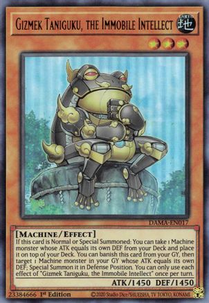 Gizmek Taniguku, the Immobile Intellect (DAMA-EN017) - Dawn of Majesty 1st Edition