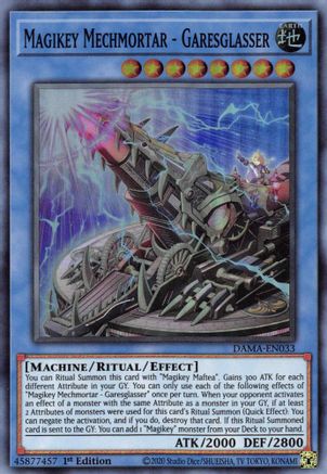 Magikey Mechmortar - Garesglasser (DAMA-EN033) - Dawn of Majesty 1st Edition