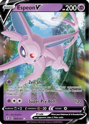 Espeon V 64/203 - Holofoil