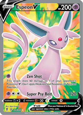 Espeon V (Full Art) 179/203 - Holofoil