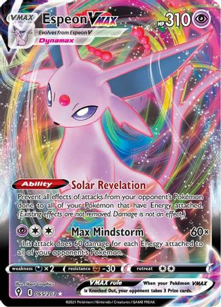 Espeon VMAX 65/203 - Holofoil