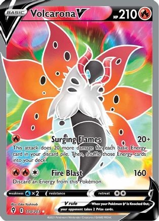 Volcarona V (Full Art) 170/203 - Holofoil