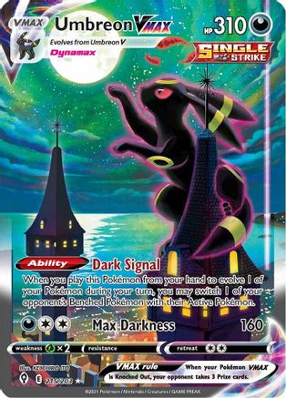 Umbreon VMAX (Alternate Art Secret) 215/203 - Holofoil