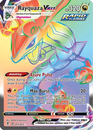 Rayquaza VMAX (Secret) 217/203 - Holofoil