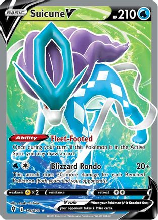 Suicune V (Full Art) 173/203 - Holofoil