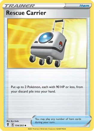 Rescue Carrier 154/203 - Reverse Holofoil