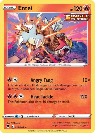 Entei 19/203 - Holofoil