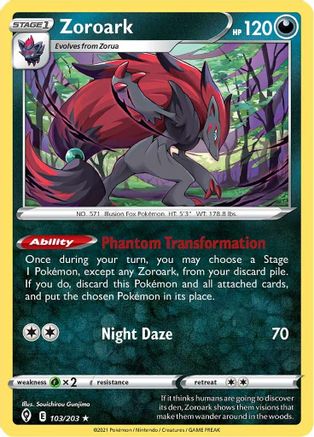 Zoroark 103/203 - Holofoil