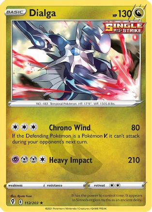 Dialga 112/203 - Reverse Holofoil