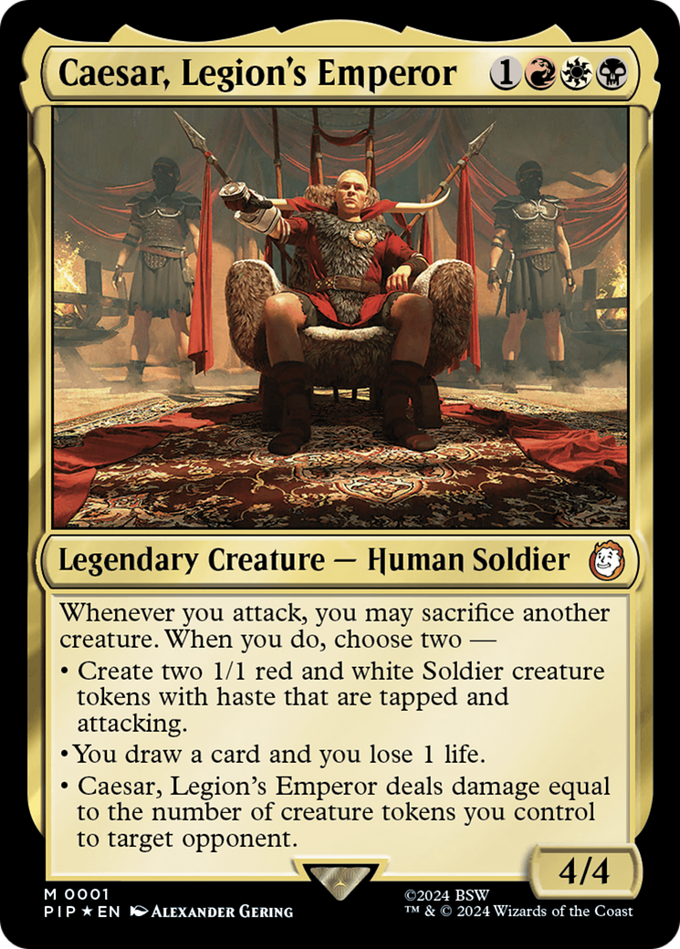 Caesar, Legion's Emperor (PIP-001) -  Foil