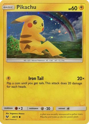 Pikachu - 28/73 (Cosmos Holo) 28 - Holofoil