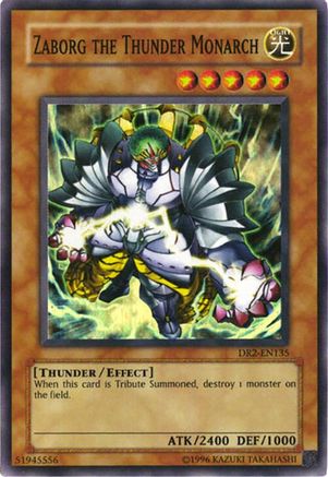 Zaborg the Thunder Monarch (DR2-EN135) - Dark Revelation Volume 2 Unlimited